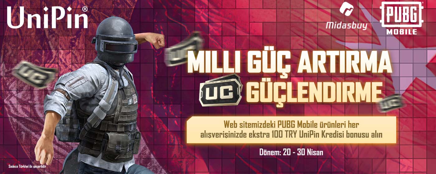 💥🇹🇷Ulusal Güç Artırma UC Artışı: PUBG Mobile Deneyimini Yükselt🇹🇷💥